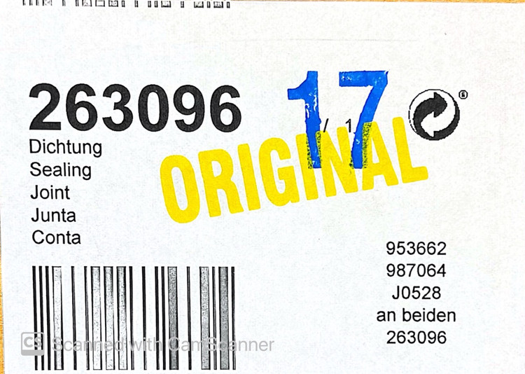 نوار ظرفشویی بوش کد 263096